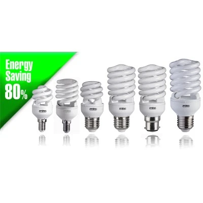Λάμπα οικονομίας σπιράλ T2 Ε27 extra slim 25W θερμό φως 2700k 1519lm διάρκεια 10000h