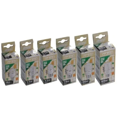 Λάμπα οικονομίας σπιράλ T2 Ε27 extra slim 25W θερμό φως 2700k 1519lm διάρκεια 10000h
