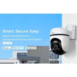 Κάμερα Smart Wi-Fi TP-LINK Tapo C500 με ανάλυση εικόνας 1080p λειτουργία PTZ, Wi-Fi στεγανή IP65, Ver. 1.0