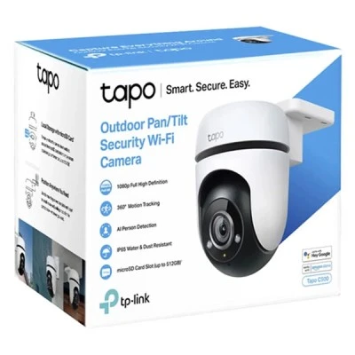 Κάμερα Smart Wi-Fi TP-LINK Tapo C500 με ανάλυση εικόνας 1080p λειτουργία PTZ, Wi-Fi στεγανή IP65, Ver. 1.0