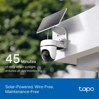 Smart ηλιακή κάμερα Tapo C610 KIT TP-LINK με ανάλυση 2K/3MP σύνδεση WiFi PTZ SD IP65, EU/1.0