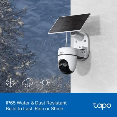 Smart ηλιακή κάμερα Tapo C610 KIT TP-LINK με ανάλυση 2K/3MP σύνδεση WiFi PTZ SD IP65, EU/1.0