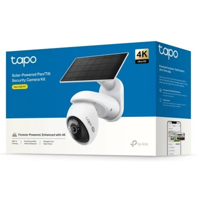 Smart ηλιακή κάμερα Tapo C660 KIT TP-LINK με ανάλυση 4K/8MP σύνδεση WiFi PTZ SD IP65 EU/1.0