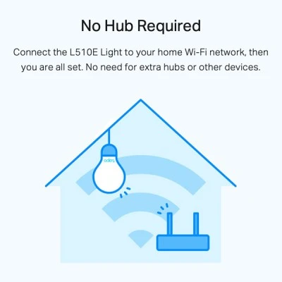 Smart λάμπα LED TP-LINK 8.7W 806lm E27 2700k θερμό λευκό φως δέσμης 220° ντιμαριζόμενη