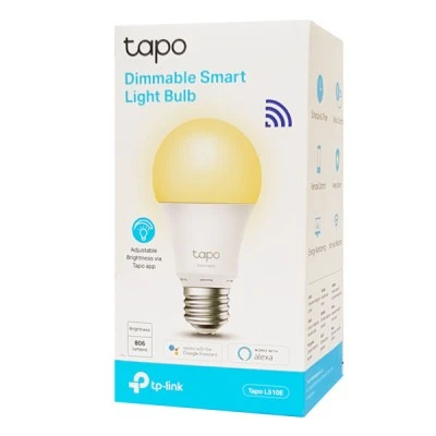Smart λάμπα LED TP-LINK 8.7W 806lm E27 2700k θερμό λευκό φως δέσμης 220° ντιμαριζόμενη