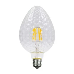 Λάμπα led filament ντιμαριζόμενη ανάγλυφη Ε27 6W 230V 2700k θερμό λευκό φως 690Lm