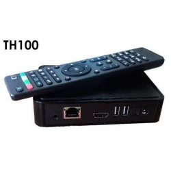 Δέκτης IPTV TH100  set top box με προγραμματιζόμενο τηλεχειριστήριο & μνήμη  RAM 512 MB 4GB Linux OS