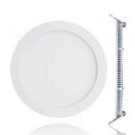LED Panel Slim Χωνευτό Στρογγυλό 20W θερμό φως 3000K 1440lm Λευκό 
