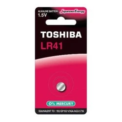 Ειδική αλκαλική μπαταρία Toshiba LR41 BP-1C 1.5V κατάλληλη για μεγάλη γκάμα προϊόντων