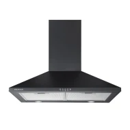 Απορροφητήρας κουζίνας καμινάδα 60cm Telemax TD0660 μαύρος με ροή 350m³/h πλάτος 60cm