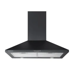Απορροφητήρας κουζίνας καμινάδα 60cm Telemax TD0660 μαύρος με ροή 350m³/h πλάτος 60cm