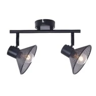 Φωτιστικό οροφής PALOMA 2xΕ14 μαύρο μεταλλικό 32x13x19cm εσωτερικού χώρου IP20 Φωτιστικό οροφής PALOMA 2xΕ14 μαύρο μεταλλικό 32x13x19cm εσωτερικού χώρου IP20