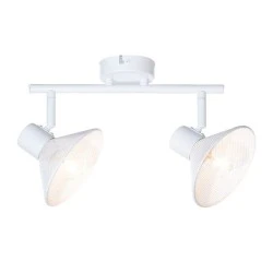 Φωτιστικό οροφής PALOMA 2xΕ14 λευκό μεταλλικό 32x13x19cm εσωτερικού χώρου IP20
