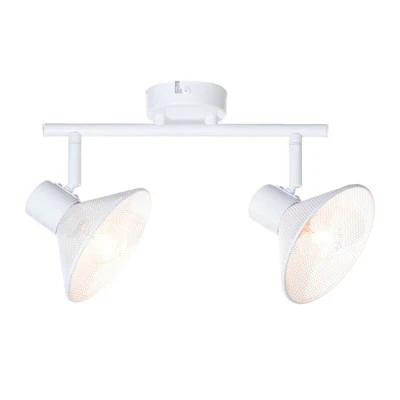 Φωτιστικό οροφής PALOMA 2xΕ14 λευκό μεταλλικό 32x13x19cm εσωτερικού χώρου IP20