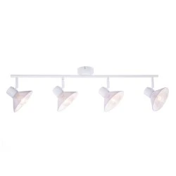 Φωτιστικό οροφής PALOMA 4xΕ14 λευκό μεταλλικό 75x13x19cm εσωτερικού χώρου IP20