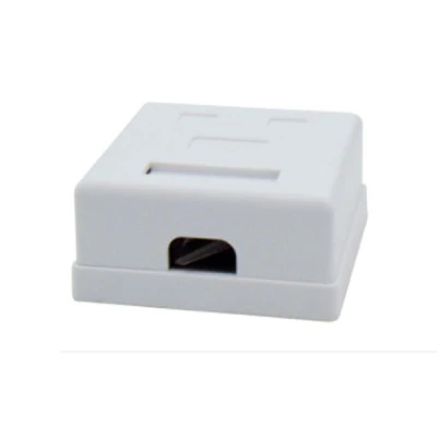 Πρίζα δικτύου διπλή επίτοιχη CAT5e & τηλεφωνικό COMBO N122-05 LANCOM λευκή