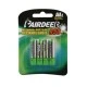 Μπαταρία επαναφορτιζόμενη 1.2V AAA 950mAh HR03 σε συσκευασία 4 τεμαχίων Μπαταρία επαναφορτιζόμενη 1.2V AAA 950mAh HR03 σε συσκευασία 4 τεμαχίων