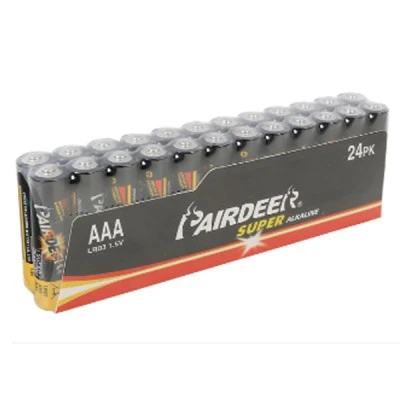 Μπαταρία αλκαλική SUPER 1.5V AAA LR03 σε συσκευασία 24 τεμαχίων PRD