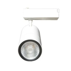 LED σποτ ράγας λευκό χρώμα ισχύος 30W 230V ΑΤΜ-ΤL5030 6000Κ ψυχρό λευκό φώς 2850lm δέσμης 24°