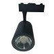 LED σποτ ράγας ισχύος 20W ΑΤΜ-ΤL5020 6000Κ ψυχρό λευκό φώς 230V 1900lm δέσμης 24° μαύρο χρώμα
