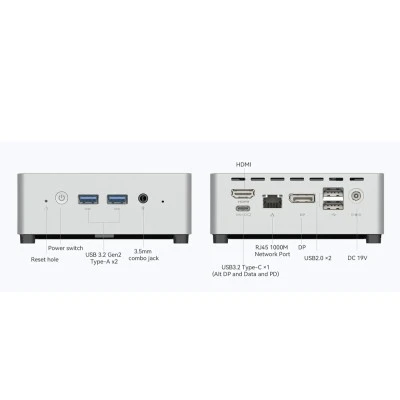 Mini PC Minisforum UN100L, Intel N100, 16GB RAM, 512GB SSD, Windows 11 Pro