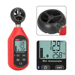 Ανεμόμετρο mini ψηφιακό UNI-T UT363BT 0-30m/s με δυνατότητα μεταφοράς δεδομένων μέσω Bluetooth