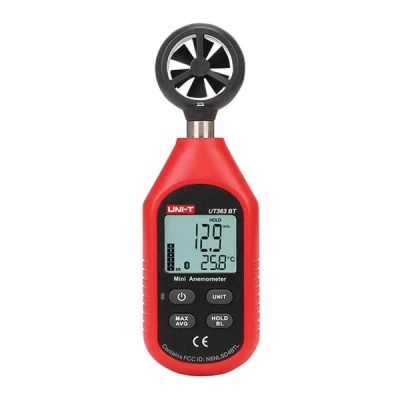 Ανεμόμετρο mini ψηφιακό UNI-T UT363BT 0-30m/s με δυνατότητα μεταφοράς δεδομένων μέσω Bluetooth