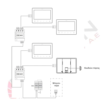 Έγχρωμο TFT monitor 7" Touch Screen DT473 με υψηλή ανάλυση