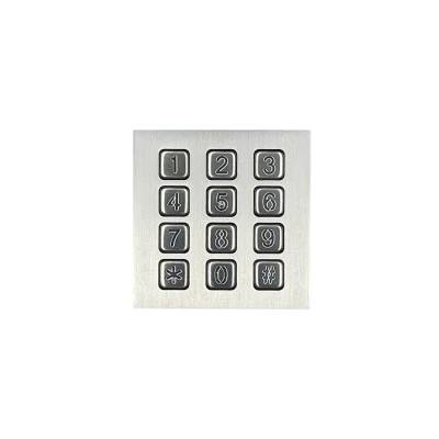 Module κωδικού και κλήσης 821/MK με φωτιζόμενα πλήκτρα και δυνατότητα έως 40 κωδικών χρηστών