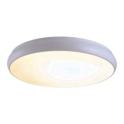 Φωτιστικό οροφής λευκό LED 54W 4320lm D60xh8cm 3000k θερμό φως μεταλλικό