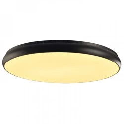 Φωτιστικό οροφής LED KALLISTA 70W 5600lm D80xh8cm θερμό λευκό φως 3000k μαύρο μεταλλικό