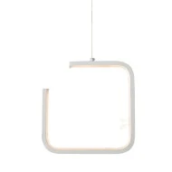 Κρεμαστό φωτιστικό οροφής LED EUCLID1 8W 3000k θερμό λευκό φως 780lm μεταλλικό λευκό