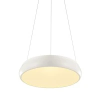 Κρεμαστό LED φωτιστικό 32W θερμό φως 3000k 2560lm λευκό μεταλλικό D40xh140cm IP20