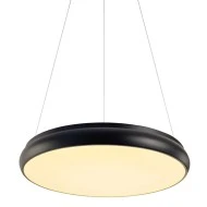 Κρεμαστό LED φωτιστικό 54W θερμό φως 3000k 4320lm D60xh135cm μαύρο μεταλλικό IP20