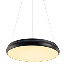 Κρεμαστό LED φωτιστικό 54W θερμό φως 3000k 4320lm D60xh135cm μαύρο μεταλλικό IP20