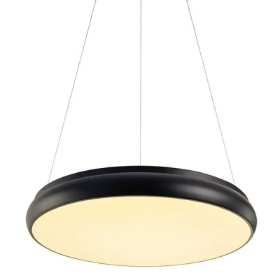 Κρεμαστό LED φωτιστικό 54W θερμό φως 3000k 4320lm D60xh135cm μαύρο μεταλλικό IP20 Κρεμαστό LED φωτιστικό 54W θερμό φως 3000k 4320lm D60xh135cm μαύρο μεταλλικό IP20