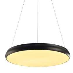 LED κρεμαστό φωτιστικό 70W θερμό φως 3000k 5600lm D80xh130cm εσωτερικού χώρου IP20