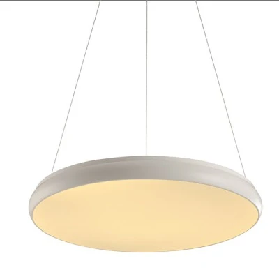 Κρεμαστό φωτιστικό LED 70W θερμό φως 3000k 5600lm D80xh130cm μεταλλικό λευκό IP20