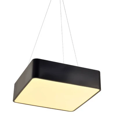 Κρεμαστό LED φωτιστικό 40W 3200lm θερμό φως 3000k μεταλλικό μαύρο 48x48xh140cm IP20 Κρεμαστό LED φωτιστικό 40W 3200lm θερμό φως 3000k μεταλλικό μαύρο 48x48xh140cm IP20