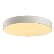 LED πλαφονιέρα οροφής 60W θερμό φως 3000k 4800lm λευκό μεταλλικό D75xh10cm εσωτερικού χώρου IP20
