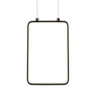 Κρεμαστό φωτιστικό οροφής LED SYMETRIA 11W 3000k θερμό φως 1044lm μαύρο μεταλλικό 18x11xh136cm