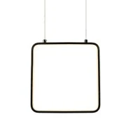 Κρεμαστό φωτιστικό οροφής LED SYMETRIA 9W 230V 3000k θερμό λευκό φως 870lm μαύρο μεταλλικό