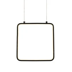 Κρεμαστό φωτιστικό οροφής LED SYMETRIA 9W 230V 3000k θερμό λευκό φως 870lm μαύρο μεταλλικό