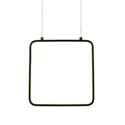 Κρεμαστό φωτιστικό οροφής LED SYMETRIA 9W 230V 3000k θερμό λευκό φως 870lm μαύρο μεταλλικό