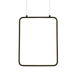 Φωτιστικό οροφής κρεμαστό LED SYMETRIA 15W 3000k θερμό λευκό φως 1390lm μαύρο μεταλλικό