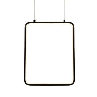 Φωτιστικό οροφής κρεμαστό LED SYMETRIA 15W 3000k θερμό λευκό φως 1390lm μαύρο μεταλλικό