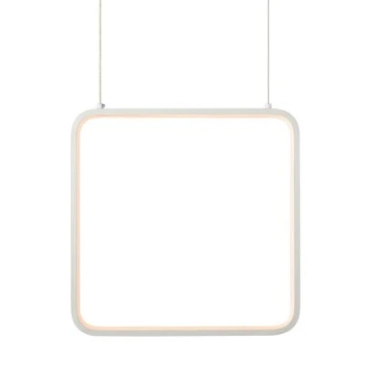 Κρεμαστό φωτιστικό οροφής LED SYMETRIA 14W 3000k θερμό λευκό φως 1330lm λευκό μεταλλικό