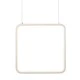Κρεμαστό φωτιστικό οροφής LED SYMETRIA 14W 3000k θερμό λευκό φως 1330lm λευκό μεταλλικό