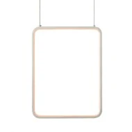 Φωτιστικό οροφής κρεμαστό LED SYMETRIA 19W 3000k θερμό λευκό φως 1820lm μεταλλικό λευκό