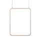Φωτιστικό οροφής κρεμαστό LED SYMETRIA 19W 3000k θερμό λευκό φως 1820lm μεταλλικό λευκό Φωτιστικό οροφής κρεμαστό LED SYMETRIA 19W 3000k θερμό λευκό φως 1820lm μεταλλικό λευκό